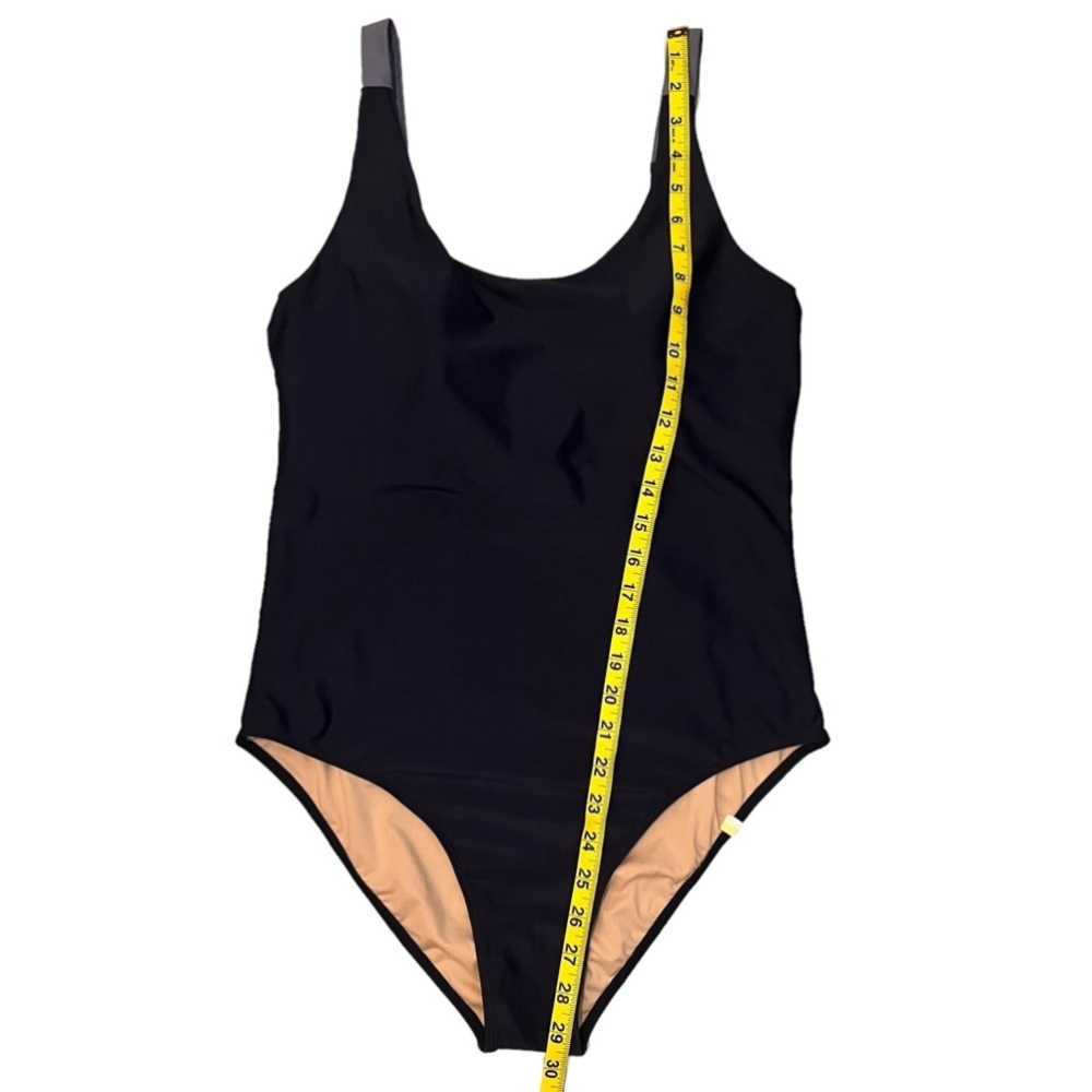 SUMMERSALT NWTs 1-Piece Swim Suit The Sun Streak Navy Blue/Light Blue Lo… - Picture 15 of 15